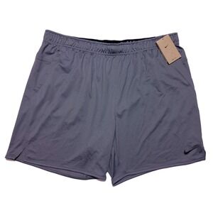 NIKE Men's Dri-FIT Totality 7" Unlined Athletic Shorts FB4196 Gray XXL 2XL ~ New